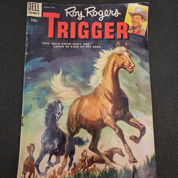 ROY ROGERS TRIGGER #16 DELL COMIC BOOK FROM MARCH - MAY, 1955 - Picture 2 of 10